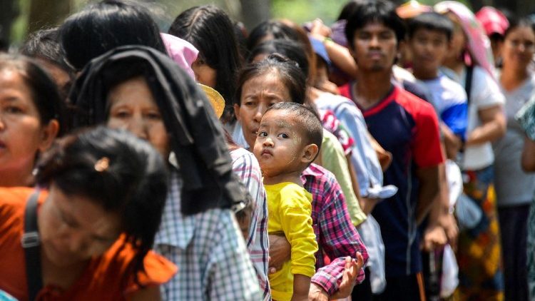 FILE PHOTO: Aftermath of a strong earthquake, in Mandalay
