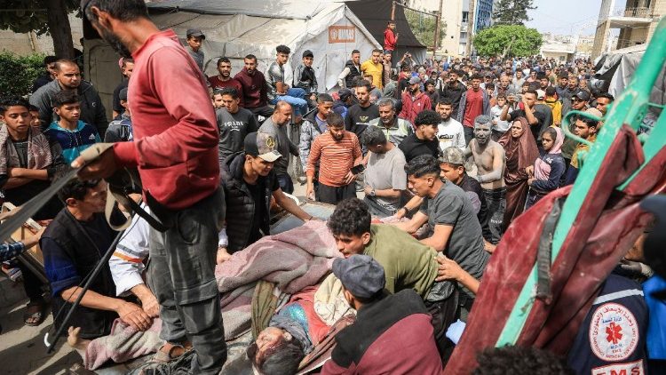 गाजा शहर में इजरायली हमले के बाद की स्थिति