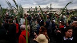 Jeruzalem, procesija na cvetno nedeljo