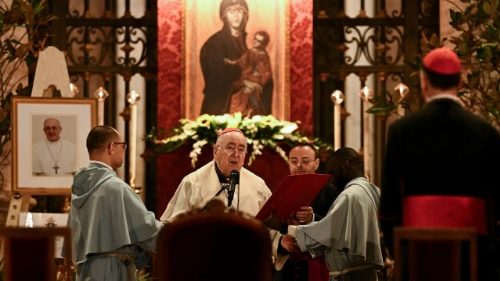 Papst-Gedenk-Rosenkranz in Santa Maria Maggiore: Tränen trocknen
