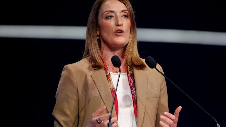Předsedkyně Evropského parlamentu Roberta Metsola
