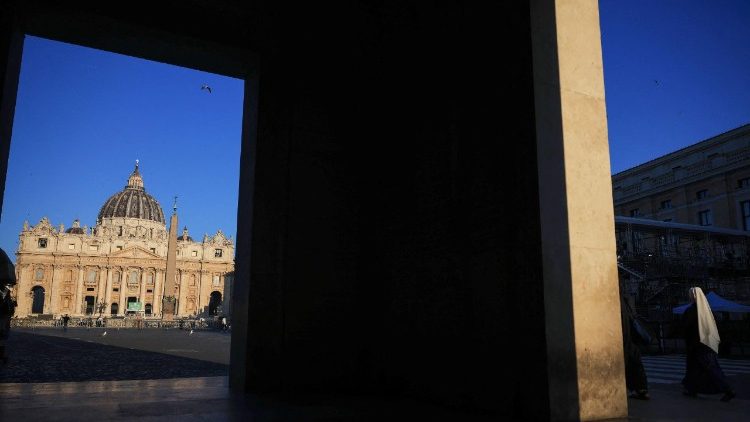 St. Peter's Basilica ahead of the conclave