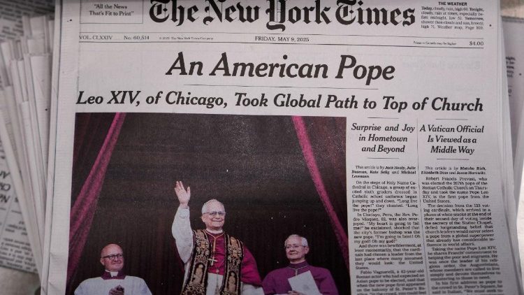 Le Pape Léon XIV en Une du New York Times. 