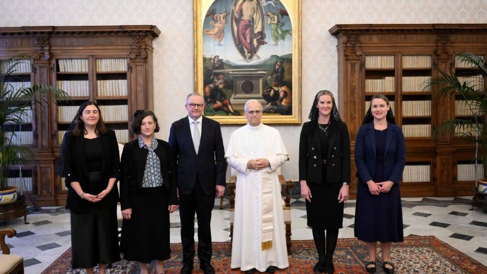 Pope Leo XIV meets with Australia's Prime Minister Anthony Albanese