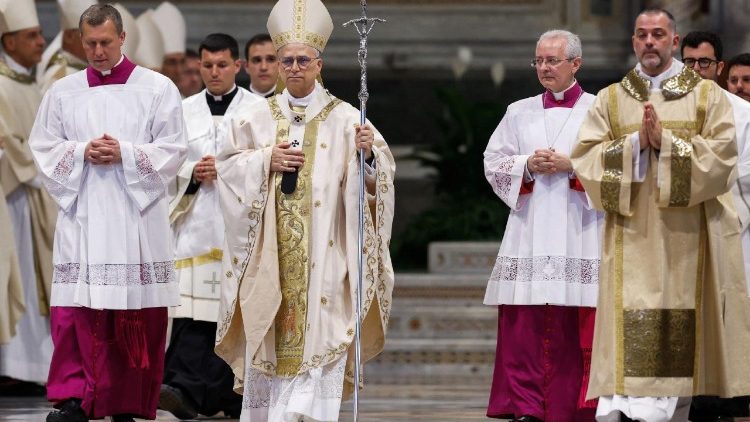 Popiežius Leonas XIV Šv. Jono Laterane bazilikoje