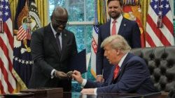 US-Präsident Trump empfängt die Außenminister von Ruanda und der DR Kongo im Weißen Haus