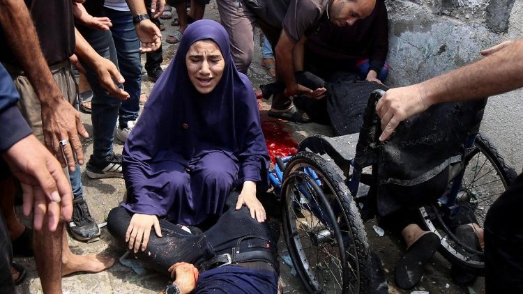 ഗാസയിൽ നിന്നുള്ള ദൃശ്യം 