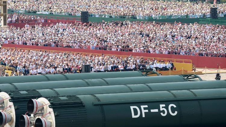 Bei der jüngsten Militärparade in Peking