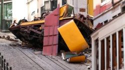 Prizorišče nesreče v Lizboni