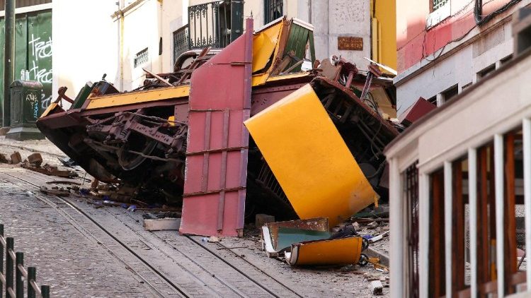 Prizorišče nesreče v Lizboni