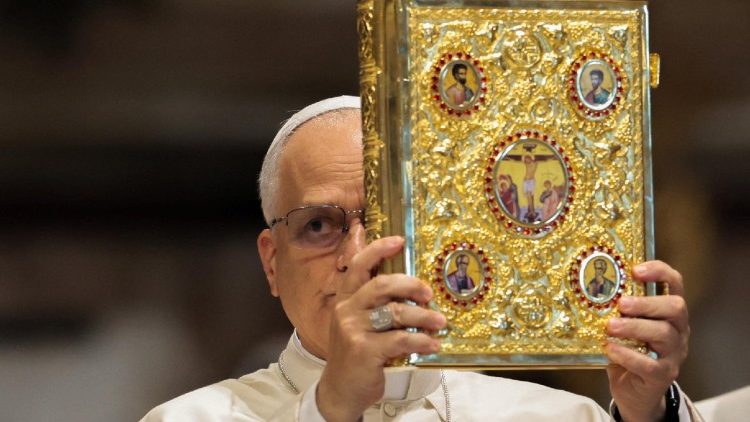 Leo XIV. bei einer Messfeier