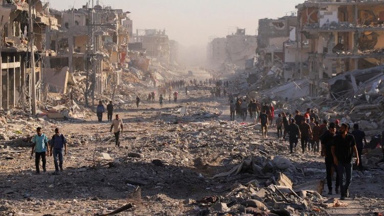 La devastazione della guerra a Gaza