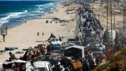 Le retour des Palestiniens déplacés par la guerre, après le cessez-le-feu, le 11 octobre 2025. 