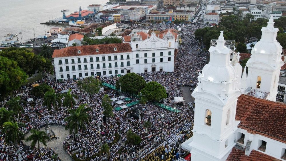 Pilgrims fill the streets of Belem for Brazil’s Cirio de Nazare religious procession