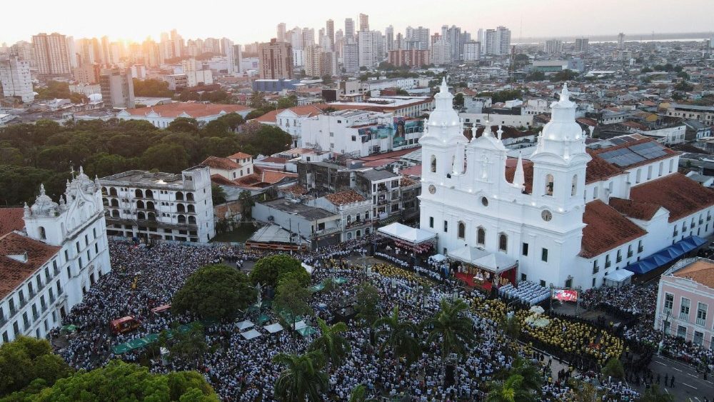 Pilgrims fill the streets of Belem for Brazil's Cirio de Nazare religious procession
