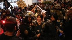 La protesta antigovernativa a Lima, Perù