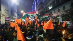 Quartier général électoral du sénateur centriste et candidat à la présidence Rodrigo Paz, du Parti démocrate-chrétien (PDC), à La Paz.