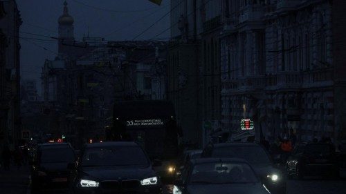 Le immagini di Kharkiv ieri senza elettricità