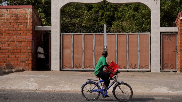 Eine aus Sicherheitsgründen geschlossene Schule im Bundesstaat Niger