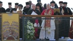 Падчас экуменічнай малітвы ў Ізніку