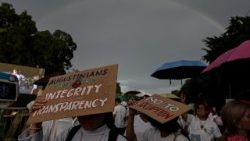 Anti-Korruptions-Protest in Quezon City, Metro Manila (Agenturbild, 30.11.2025) 