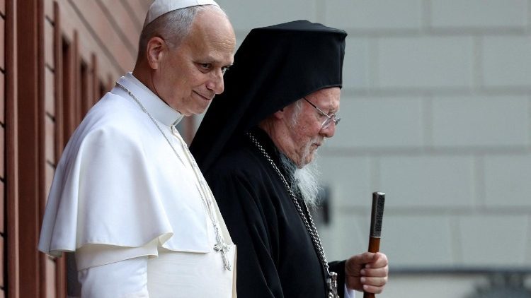 Papst Leo an Seite des ökumenischen Patriarchen von Konstantinopel