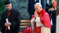 Papa Leoni XIV e kardinali Béchara Raï, në Liban