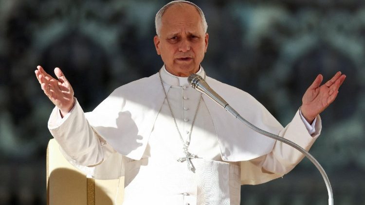 Леў XIV падчас юбілейнай аўдыенцыі