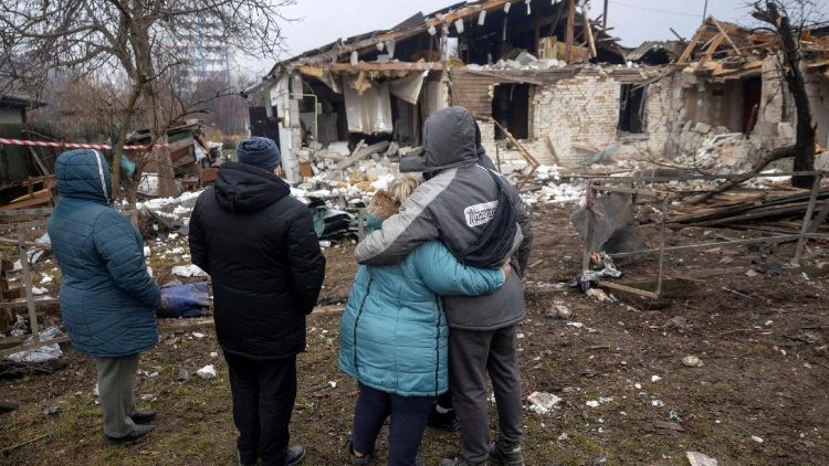 Construções destruídas na Ucrânia por ataques russos em Kiev (Reuters)