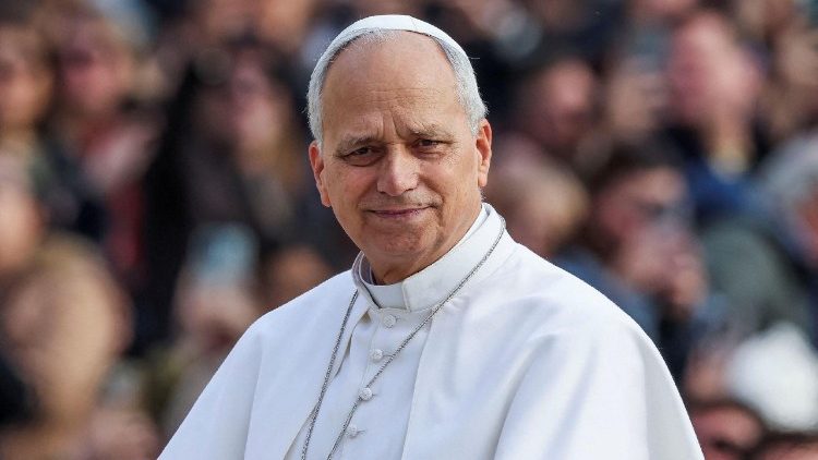 FILE PHOTO: Pope Leo XIV holds a general audience in Saint Peter's Square at the Vatican