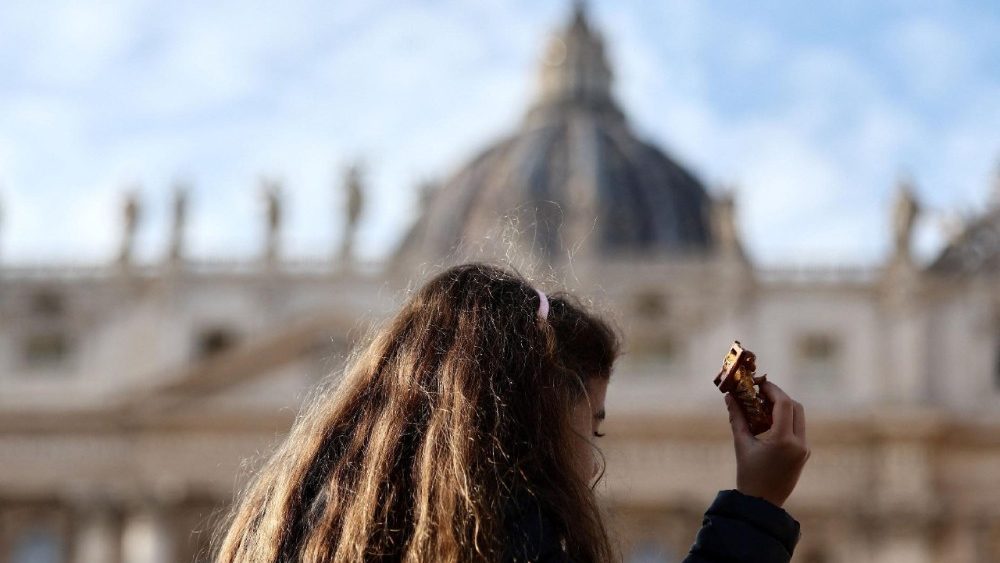 Падчас благаслаўлення фігурак Дзіцятка Езуса