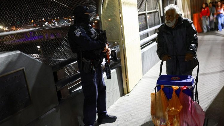 CBP agents guard border after the U.S. struck Venezuela and captured its President Nicolas Maduro