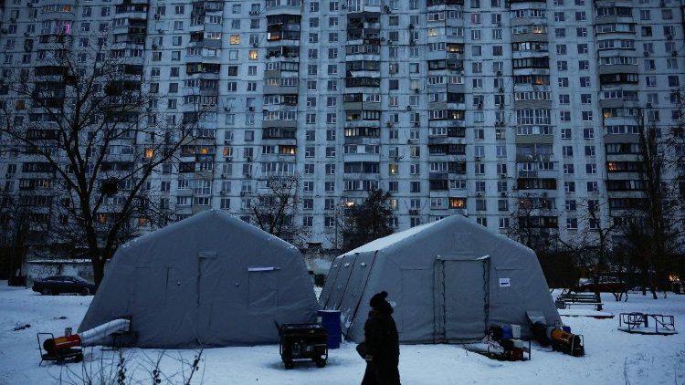 Kyiv residents cope with cold after heating loss as critical civil infrastructure was hit by recent Russian missile and drone strikes