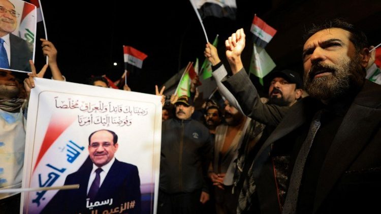 Manifestation de soutien à l'ancien Premier ministre Al Maliki