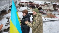 वर्फ से ढंका यूक्रेन