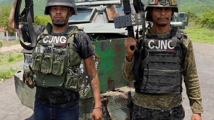 Integrantes del grupo narcotraficante Cártel de Jalisco Nueva Generación