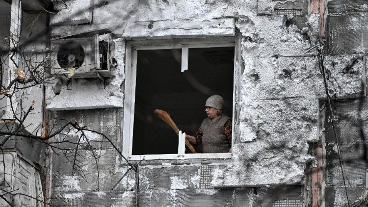 በዛፖሪዝሂያ ከተማ የሩሲያ ሰው አልባ አውሮፕላን ጥቃት ካደረሰ በኋላ