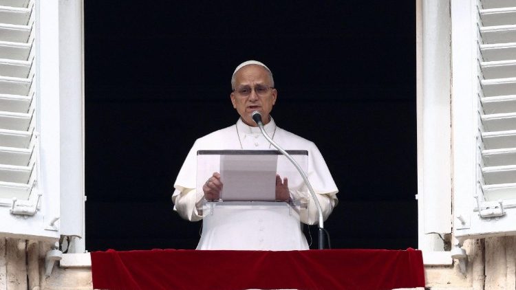 Leo XIV. beim Angelus