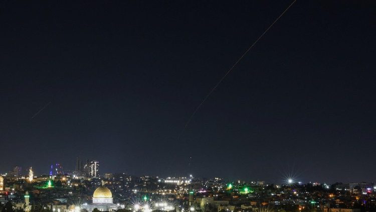 Nachthimmel in Jerusalem