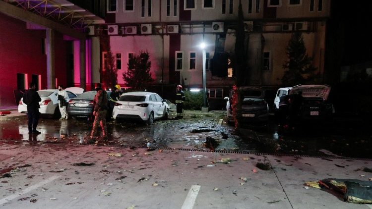 Schäden in Ankawa nach dem Drohnenbeschuss