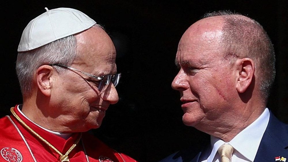 Pope Leo XIV visits Monaco