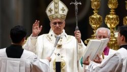 The Easter Vigil in Saint Peter's Basilica at the Vatican