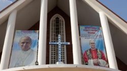Preparations for the visit of Pope Leo, in Yaounde