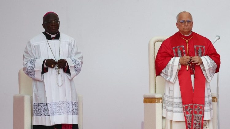 Santuario Mama Muxima, el Papa habl&oacute; en portugu&eacute;s