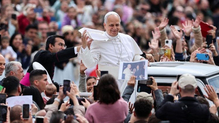 Pope Leo XIV holds weekly general audience in St. Peter's Square at the Vatican