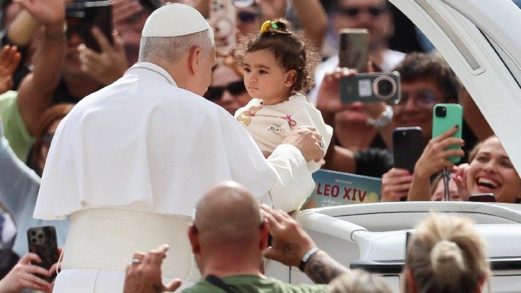 Pope Leo XIV holds weekly general audience in St. Peter's Square at the Vatican
