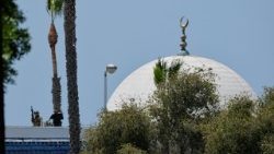 Eneo la tukio la mfyatuaji risasi aliyeripotiwa katika Kituo cha Kiislamu huko San Diego,nchini Marekani.