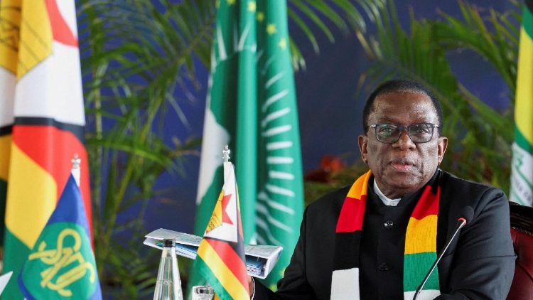 Der Präsident von Simbabwe, Emmerson Mnangagwa
