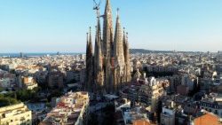 Barcelona - en av påvens etapper under resan 