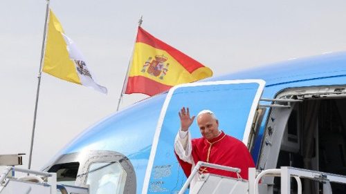 El Papa Le&oacute;n XIV llega a Espa&ntilde;a. Madrid la primera etapa de su Viaje Apost&oacute;lico